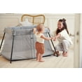 BabyBjorn Travel Crib Light Silver and Fitted Sheet Bundle Pack