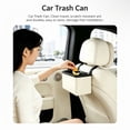 thumbnail image 6 of Collapsible Car Trash Can - Universal Hanging Backseat Storage Box & Leakproof Waste Basket - Compact Automotive Interior Organizer for Sedan, SUV, Truck, 6 of 10