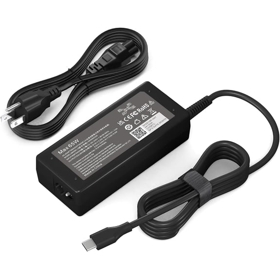Replacement 65W USB C Laptop Charger Compatible with Chromebook and All 65W USB Type C Power Adapter