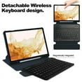 thumbnail image 5 of For Samsung Galaxy Tab S9 Plus 360 Rotation Transparent Smart Leather Case with Keyboard,Dark Blue, 5 of 8