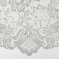 thumbnail image 3 of Habitat Limoges Sheer Rod Pocket Swag Valance Set 72 x 32 in White, 3 of 7