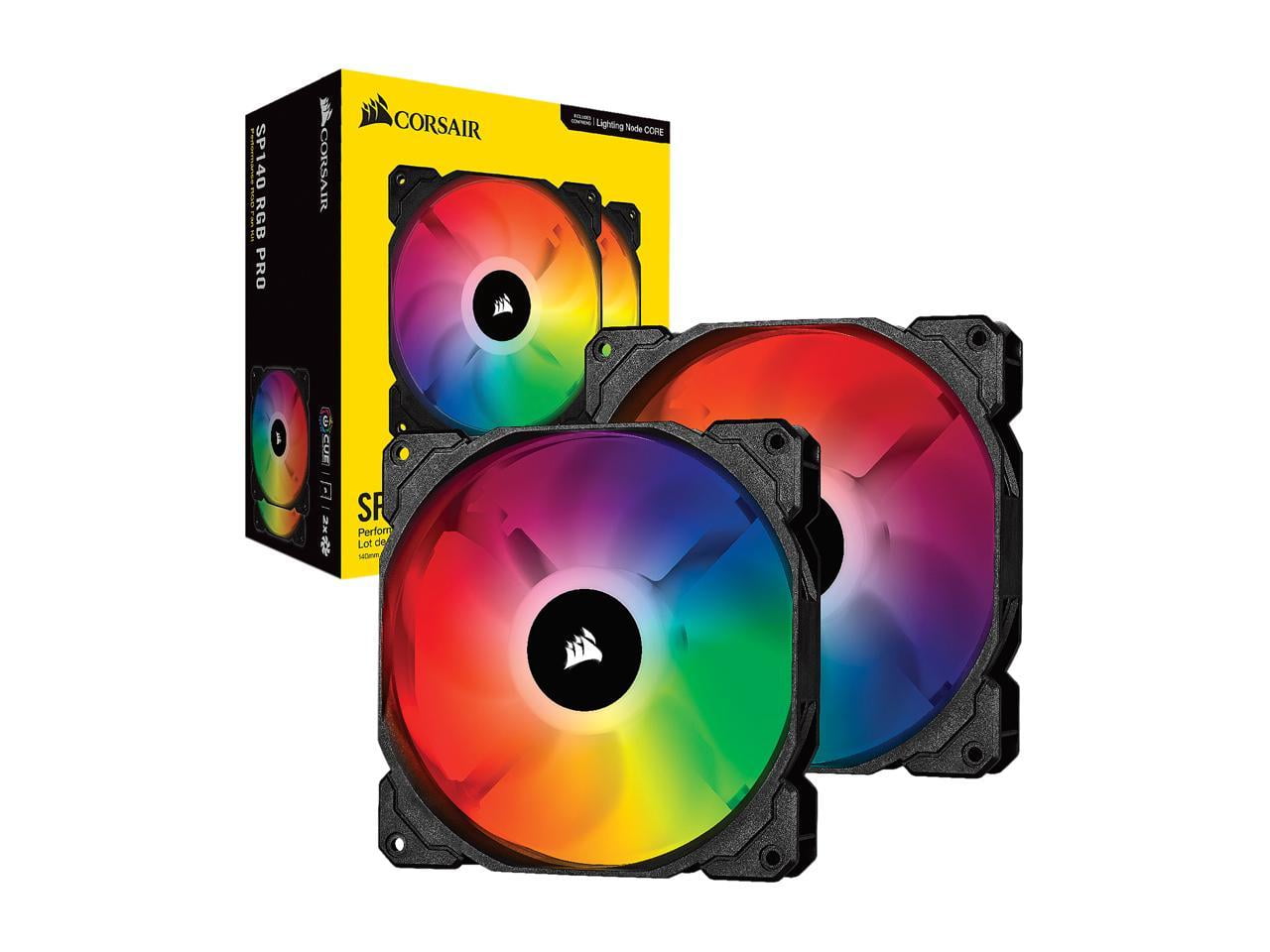 Corsair SP140 RGB PRO Cooling Fan, 2 Pack - Walmart.com