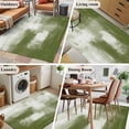 thumbnail image 5 of 2.7'x5' Area Rugs, Sage Green Indoor Outdoor Area Rug for Living Room Bedroom, Modern White Oil Painting Art Abstract Washable Bathroom Rugs Kitchen Floor Carpet Mats Home Decor Aesthetic, 5 of 8