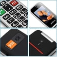 thumbnail image 5 of Artfone Unlocked Clamshell Senior Mobile Phone With Big Buttons Cf241a Sos Button 2.4 Inch Screen, C, 5 of 5