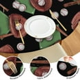 thumbnail image 4 of Baseball Gear Pattern Round Fitted Tablecloth with Elastic Edge,Dining Table Cover Waterproof,Outdoor Round Tablecloth for Camping,Dining,Indoor and Outdoor, 4 of 7
