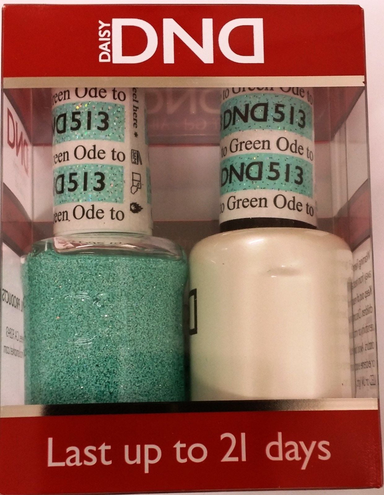 DND Nail Polish Gel & Matching Lacquer Set (513 Ode to Green