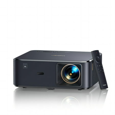 Yaber Smart 4K Android Projector, Home Movie Projector with JBL Speaker, Auto Focus/Keystone, 1080 Projector with Wifi Bluetooth, Support NFC/Dolby Audio/Netflix 7000+ Apps