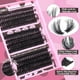 thumbnail image 5 of Kit de extensión de pestañas Yawamica Fluffier, volumen grueso, 240 unidades, 5 of 7