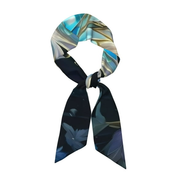 Cauagu Colorful Stained Glass Deer Pattern Scarf for Women,Neck Scarf Women's Wrap Scarf Head Shawl Long Scarf Accessory Scarf Fall Gift