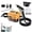 Orange, variant on Handheld Steam Cleaner for Home and Auto,2500W High Temperature Pressurized Steamer with 6 Adjustable Levels,Portable 1200ml Multi-Surface Steam Cleaning Machine for Kitchen,Bathroom,Furniture,Car