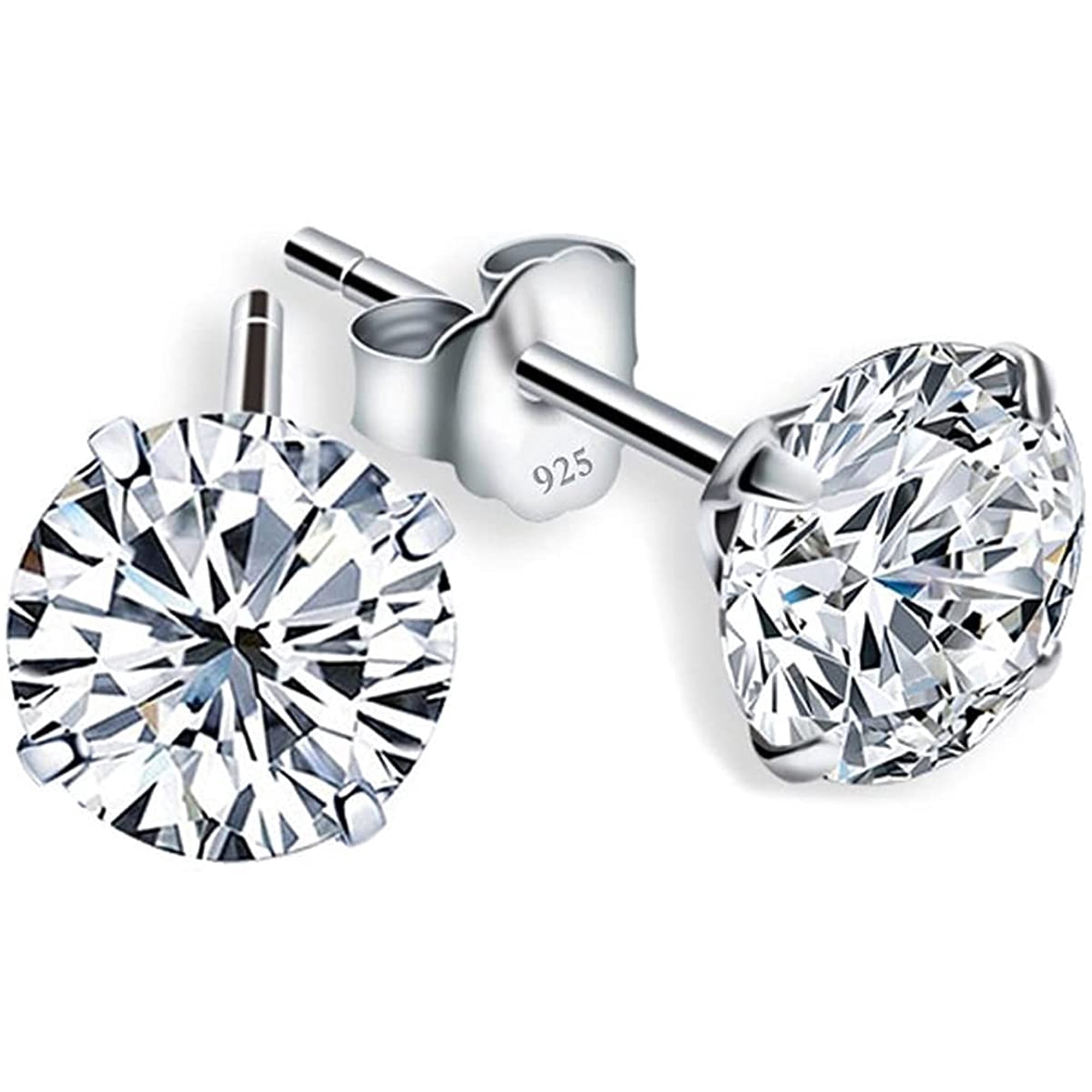 JOERICA 8 Pairs Tiny Cartilage Stud Earrings Stainless Steel Cubic Zirconia Earrings for Women Men 18G Screw Flat Back Earrings Set with 2MM CZ price in UAE | Amazon UAE