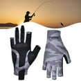 thumbnail image 4 of Guantes , guantes de medio para pesca en , guantes de fotografía, antideslizantes Gris M shamjiam Guantes de pesca, 4 of 7