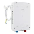 thumbnail image 5 of Electric Tankless Water Heater, 110V/220V 6000W Instant Water Heater with Shower Head, IPX4 Water-Proof Level Water Heater with LED Display for Kitchen Washing Bathroom Shower, White, 5 of 10