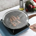 thumbnail image 6 of Stainless Steel Oil Splatter Screen Frying Pan Mesh Guard Kitchen Cooking Handle, 6 of 6