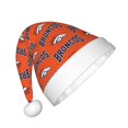 thumbnail image 3 of Gorro de Papá Noel de peluche para niños y adolescentes de 4 a 12 años de los Broncos, gorro navideño para niños y niñas, regalo para fiestas navideñas, protección contra el frío y calidez, 3 of 7