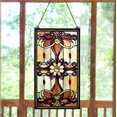 thumbnail image 2 of RIVER OF GOODS Brandi Collection Stained Glass Panel: 26 Inch Decorative Window Hanging - Tiffany Style Framed Hangings for The Wall or Windows - Larg, 2 of 2