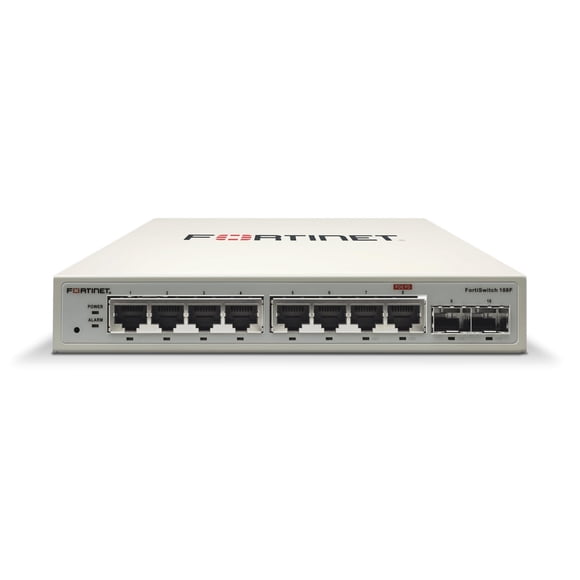 Switch de Red FORTINET FortiSwitch 108F 8 GE RJ45 2 GE SFP Sin Ventilador