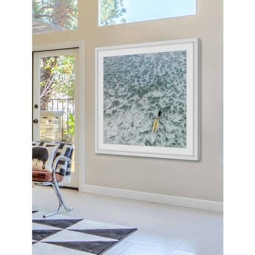Marmont Hill "Choppy Waters" by Karolis Janulis Framed Painting Print