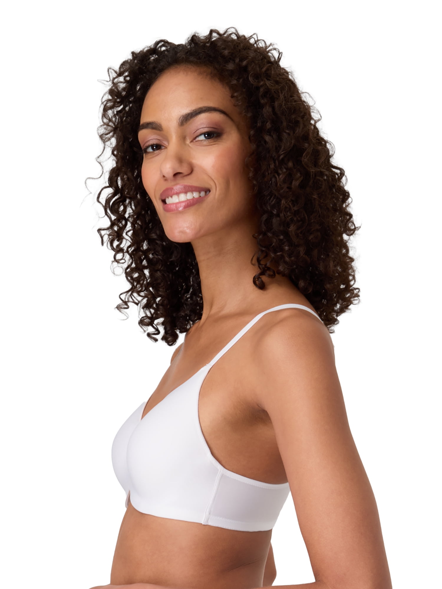 Hanes Women's Natural Lift Underwire Bra, Moisture-Wicking, Convertible Straps