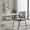 Gray, variant on Stacking Waiting Room Guest Chair, Set of 2 Office Mesh Arm Chair with Comfy Padded Seating, Room Saving, Gray