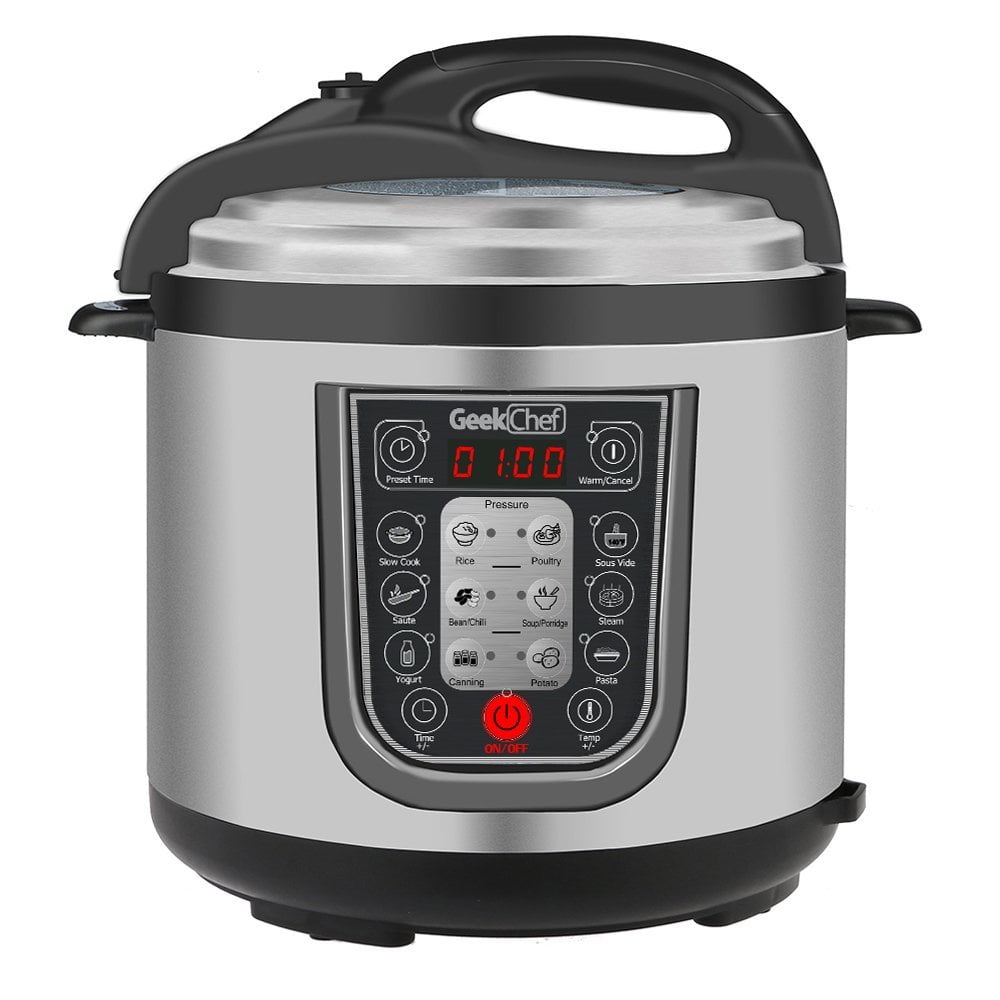 GeekChef 11-in-1 Multi-Functional 6 Qt Pressure Cooker - Walmart.com