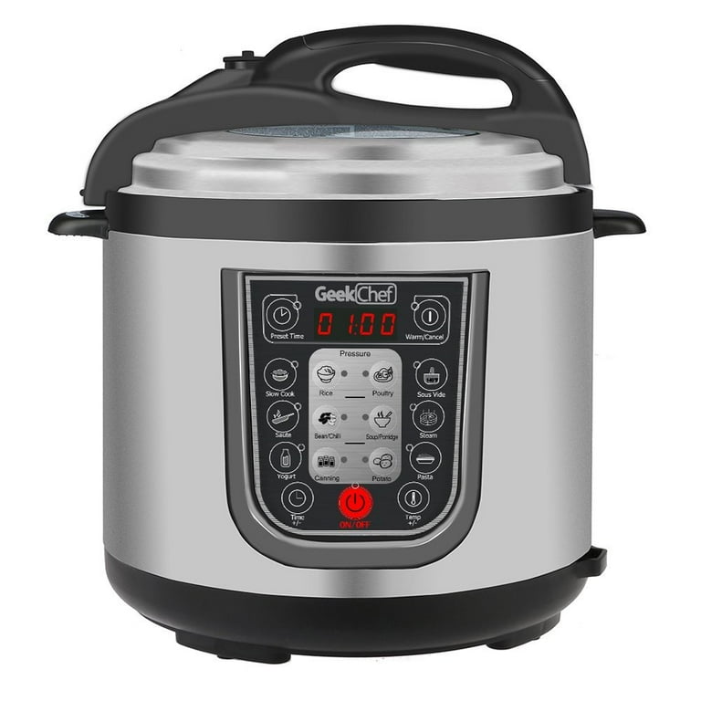 GeekChef 11-in-1 Multi-Functional 6 Qt Pressure Cooker 