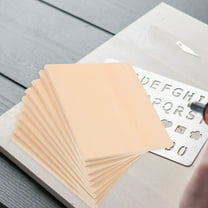 LEORX 10pcs Wood Cutting Diy Wood Panels Khaki Basswood For Wood Burning