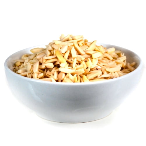 Bulk Slivered Almonds Blanched 25 Pound Wholesale Box - New Fresh Nuts
