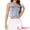 Light Blue, variant on DARING DIVA Women's Sleeveless V Neck Button Down Cropped Denim Vest XS Light Blue