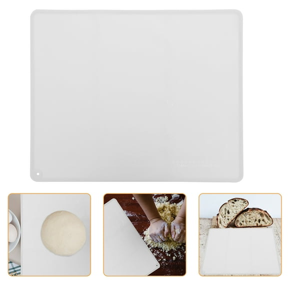 MEIBUTYUP Home Users Baking Mat White Silicone 1Pcs 19.7x15.7in