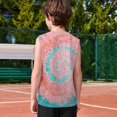 thumbnail image 5 of YunPes ﻿ Boys Tank Tops Sleeveless Crewneck T-shirt Fashion Gradient Tie Dye Athletic Undershirts Summer Kids Quick Dry Sweatshirt Tops, 5 of 5