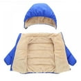 thumbnail image 2 of Karlsitek Kids Children Winter Warm Jacket Plus Velvet Cotton Coat Toddler Outerwear Down Coat for 1-6T Boys Girls, 2 of 9