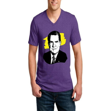 Richard M. Nixon American President Men's V-Neck Short Sleeve