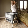 thumbnail image 4 of HARPPA 3 in 1 Baby Bassinet Bedside Sleeper, Height Adjustable, Easy Folding, Gray, 4 of 10