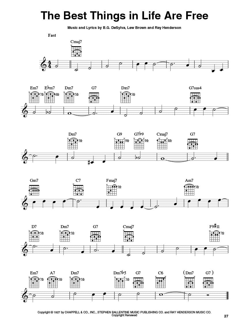 Hal Leonard Jazz Guitar Fake Book - Volume 1 (Lead Sheets for 200 Jazz Standards) Guitar Book Series Softcover