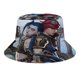 thumbnail image 1 of Batalla de Dos Ciudades Sombrero bucket para adultos, gorra de protección solar, sombrero de pescador plegable para viajes al aire libre, pesca y actividades de verano, 1 of 6
