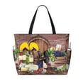 thumbnail image 1 of Fotbe Bottle Glass Red Wine Bolsa de Viaje para Playa - Resistente al Agua, Bolsa Tote de Gran Capacidad y Ligera con 7 Bolsillos para Mujeres y Hombres, 1 of 7