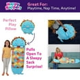 thumbnail image 5 of Happy Nappers: Pillow & Sleepy Sack: Medium - Triceratops Timmy - 54 x 20", 2-In-1: Plush Dinosaur Opens Into Sleeping Bag, Soft, Play & Nap, Kids 3+, 5 of 11