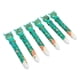 thumbnail image 3 of Juego de 6 bolígrafos de lentejuelas multicolores con diseño de alce verde, perfectos para regalar y artículos de papelería. Delicias navideñas, 3 of 8