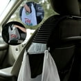 thumbnail image 4 of Tidy Hook Auto | with 2 Extra Thick 6-Gallon Bags | The Only-Side of a Car Seat Headrest Hook Designed for The Drivers Reach and Safety, Centrally Located for Bags, 4 of 5