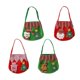 thumbnail image 3 of Bolsa de dulces de mano de Navidad, bolsa de almacenamiento de regalo, contenedor de dulces, bolsas de manzana. (rojo+verde)(4 piezas), 3 of 5