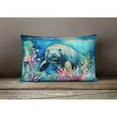 thumbnail image 2 of Manatee Throw Pillow 12 in x 16 in, 2 of 4
