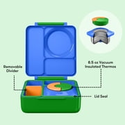 OmieBox Lunch Kit for Kids - Blue Monster Design