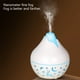 thumbnail image 4 of Humidificador con Textura de Madera, Difusor de Aroma Que Cambia de Color, Dispositivo de Niebla Alimentado Por Usb, Humidificador con Luz Nocturna Silenciosa, 4 of 7