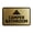 Brushed Gold, variant on Signs ByLITA Classic Framed Camper Bathroom Sign (Black) - Large