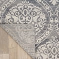 thumbnail image 5 of Rugshop Transitional Floral Damask Area Rug 3'3" x 5' Gray, 5 of 5
