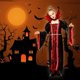 thumbnail image 3 of Disfraz de vampiro Twister.ck Royal para niñas, talla M, 3 of 7