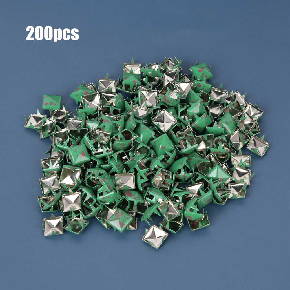 500 Rivets Cuir 10mm DEANKEJI - Métal Galvanisé Argent, 4 Griffes, Pour Vêtements Et DIY
