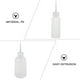thumbnail image 3 of 20 unids botellas de compresión de plástico pequeño claro chorro vacío botella de pegamento puntiagudo, 3 of 5