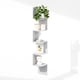 thumbnail image 3 of Estantería de esquina flotante Furinno, 5 niveles, soporte de pared, color blanco, 3 of 6